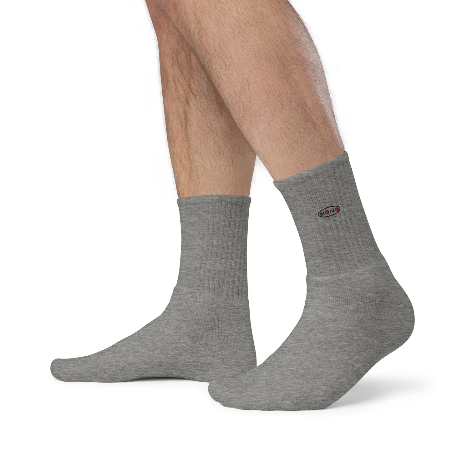 Mono Logo Embroidered Socks